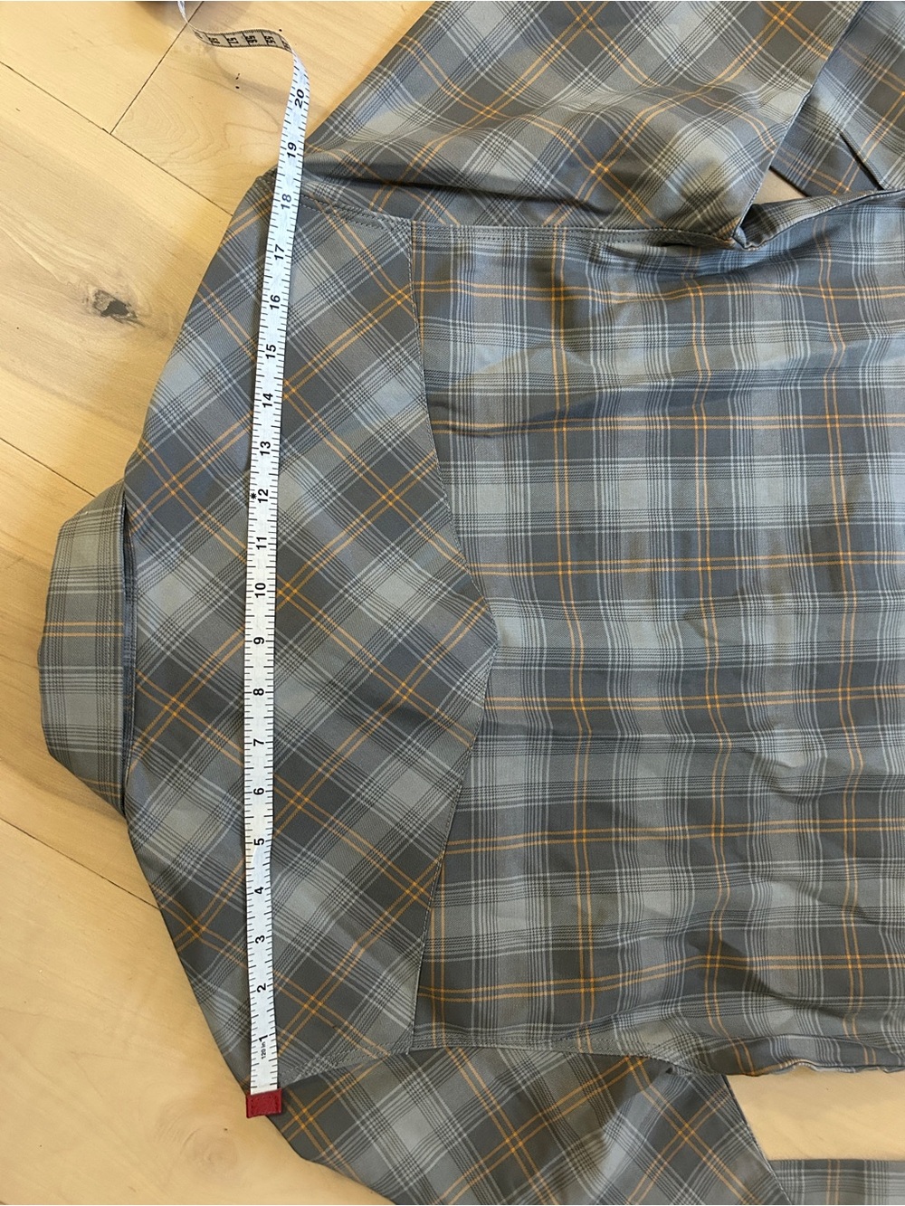 Wrangler Men's Flame Resistant Plaid Western Long Sleeve Snap Front Top Small - Picture 10 of 15